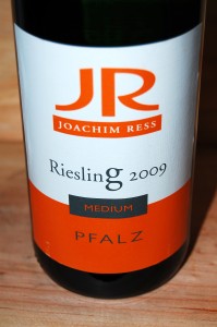2009 Joachim Ress Riesling