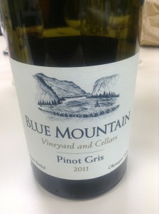 2011 Blue Mountain Pinot Gris