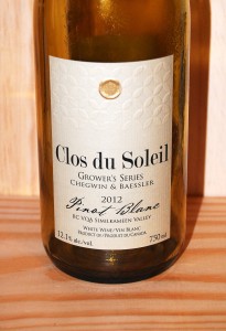 2012 Clos du Soleil "Grower's Series - Chegwin & Baessler" Pinot Blanc