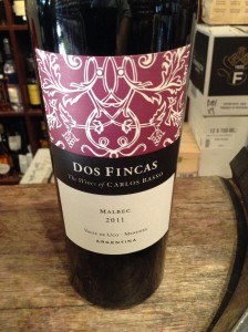 2011 Finca La Amalia "Dos Fincas" Malbec