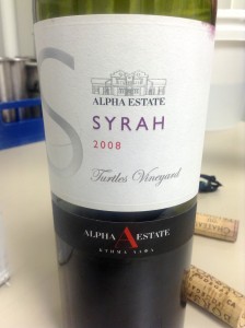 2008 Alpha Estate "Turtles Vineyard" Syrah