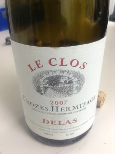 2007 Delas "Les Clos" Crozes-Hermitage