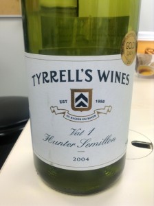 2004 Tyrrell's Wines Vat 1 Semillon