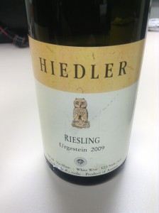 2009 Hiedler "Urgestein" Riesling