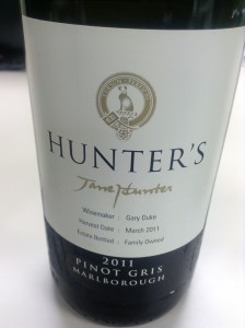 2011 Hunter's Pinot Gris