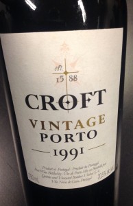1991 Croft Vintage Port