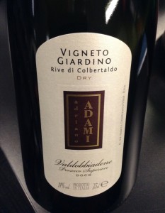 NV Adami "Vigneto Giardino" Valdobbiadene Prosecco Superiore Dry