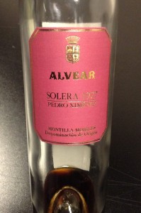 Alvear Solera 1927 Pedro Ximénez Montilla-Moriles