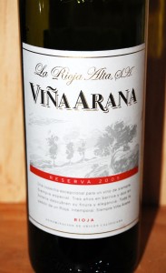 2005 La Rioja Alta "Viña Arana" Reserva Rioja