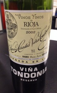 2002 Lopez de Heredia "Vina Tondonia" Reserva