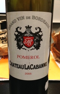 Château La Cabanne Pomerol 2005