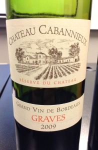 Château Cabannieux Graves 2009