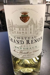 2011 Château Grand Renom Bordeaux Blanc