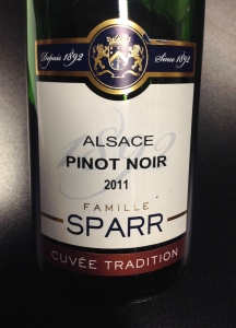 Charles Sparr 2011 Cuvée Tradition Pinot Noir