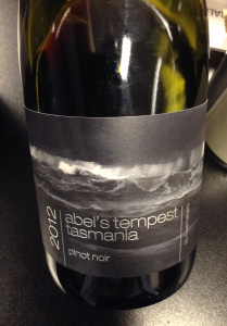 Abel's Tempest 2012 Pinot Noir
