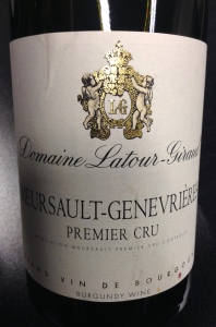 Domaine Latour-Giraud 2011 "Genevrières" Meursault