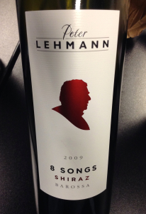 Peter Lehmann 2009 "8 Songs" Shiraz