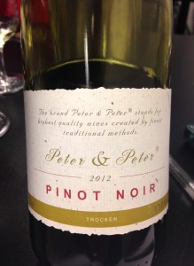 Peter & Peter 2012 Pinot Noir Trocken Qualitätswein