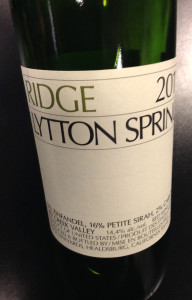 Ridge 2011 "Lytton Springs"