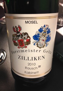 Forstmeister Geltz Zilliken 2010"Saarburg Rausch" Riesling Kabinett