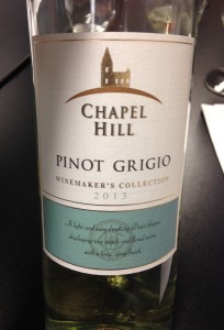 Chapel Hill 2013 "Winemaker's Collection" Pinot Grigio