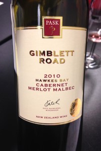 CJ Pask "Gimblett Road" Hawkes Bay Cabernet Merlot Malbec