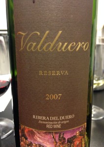 Valduero 2007 Ribera del Duero Reserva